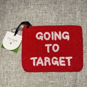 Going to Target Beaded Clutch - kate spade new york x Target Red/White